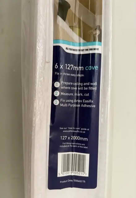 Photo of free White plasterboard coving lengths (Biggin Hill TN16) #1