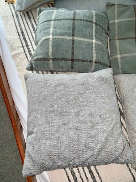 Photo of free 2 sets of 2 small square cushions. (Kendal LA9) #2