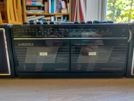 Photo of free Old Matsui double cassette and radio player (Chippenham SN14) #2