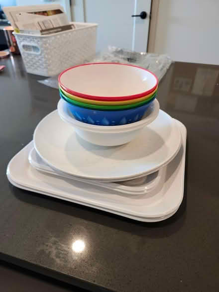 Photo of free Plastic plates and bowls (River Market) #1