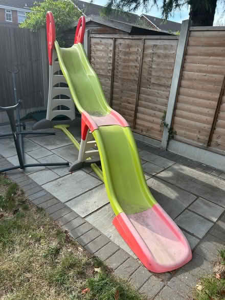 Photo of free Kids slide garden red yellow green (Elm Park RM12) #1