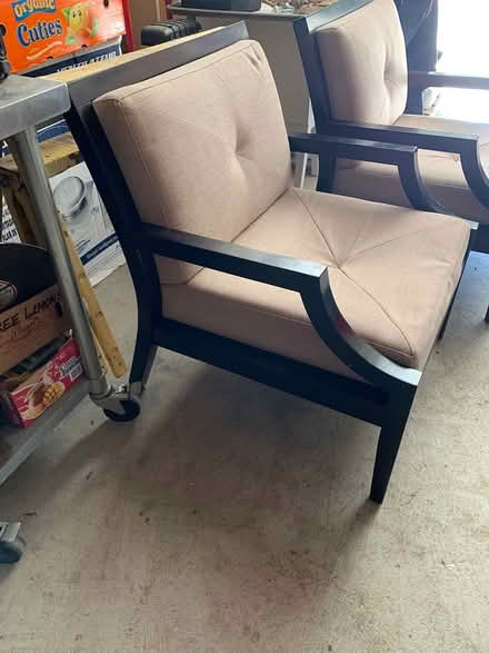 Photo of free Pair of beige armchairs (Downtown San Rafael near 101) #3