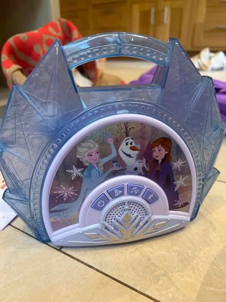Photo of free Frozen karaoke radio with microphone (Bernards Heath AL3) #1