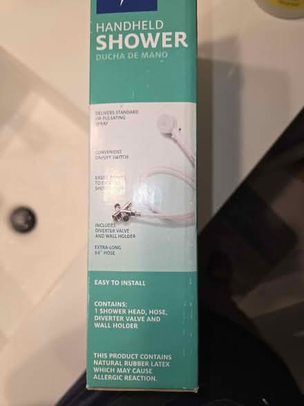 Photo of free Medline handheld shower hose/head (Glenview near Northbrook) #2