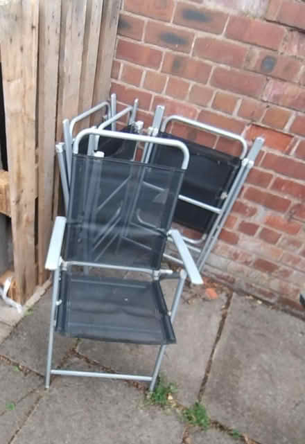 Photo of free Garden chairs - metal foldable (M33 sale) #1