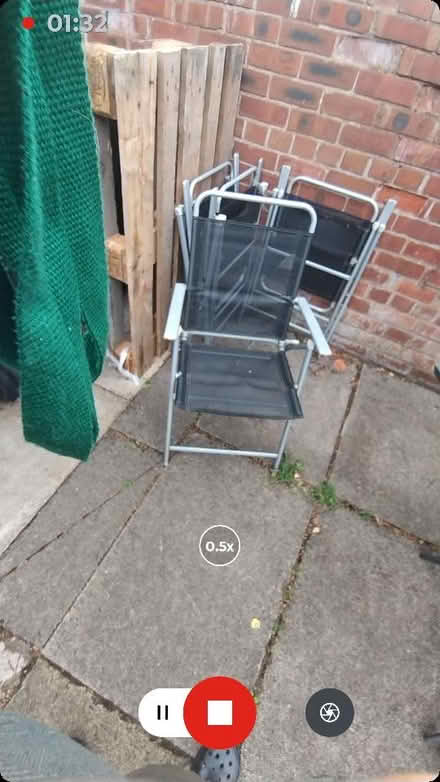 Photo of free Garden chairs - metal foldable (M33 sale) #1