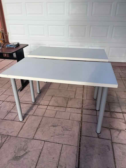 Photo of free Two white tables (Sunnyvale) #1