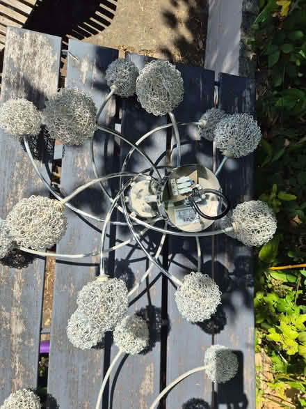 Photo of free Silver globe ceiling light (Croham CR2) #2