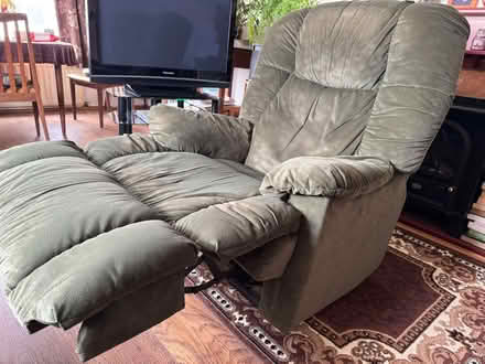 Photo of free Recliner chair - Green (Plumpton CA11) #2