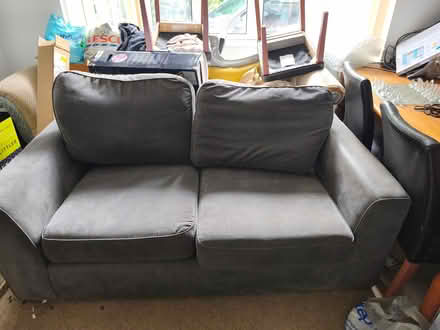 Photo of free 2 seater sofa in Grey (Penwortham PR1) #1
