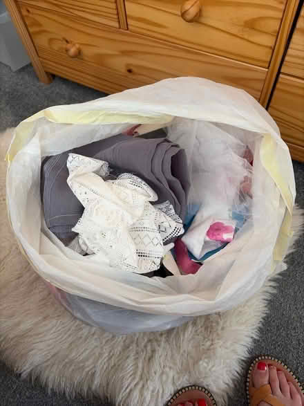 Photo of free Bag of fabric scraps (Sowerby HX6) #1