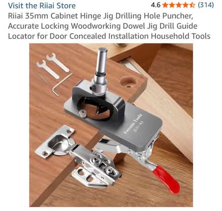 Photo of free Cabinet hinge drilling guide (Oval) #1