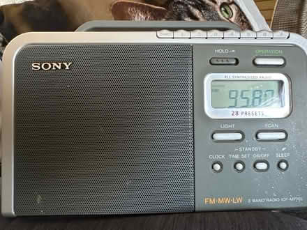 Photo of free Small Sony radio with clock and alarm (Ashford TW15) #1