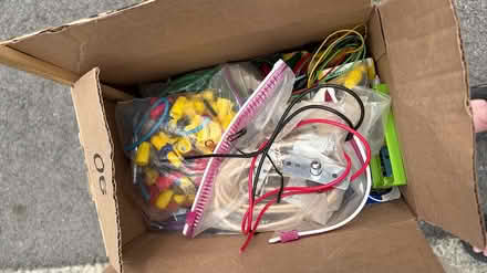 Photo of free Electric wiring stuff & hinges (Elm street opposite Aquavia rd) #2