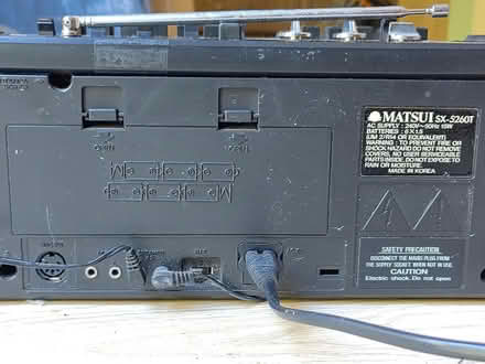 Photo of free Old Matsui double cassette and radio player (Chippenham SN14) #4