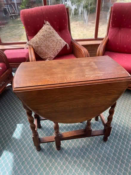 Photo of free Wooden gateleg table (Sale M33) #2