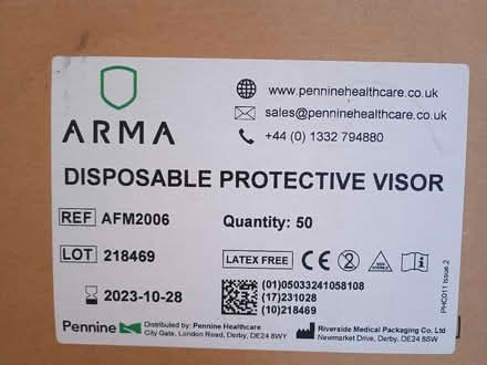 Photo of free Disposable Protective Visors (Selsey) #3