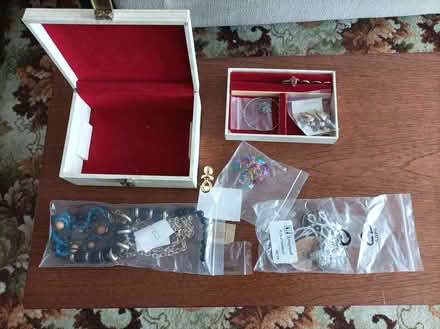 Photo of free Costume jewellery and box (Seaside BN23) #1