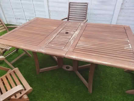 Photo of free Garden table and 4 chairs (Norwich NR2) #2