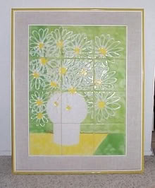 Photo of free Large tile picture of flowers (Western Dearborn) #1