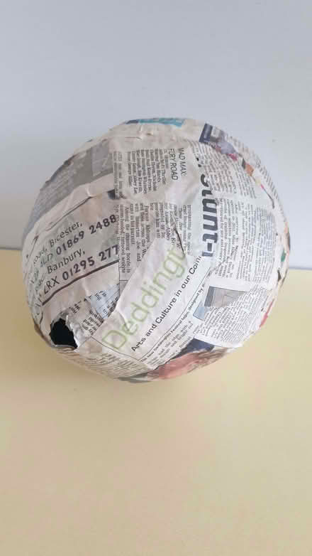 Photo of free Papier-mâché-covered balloon! (Neithrop OX16) #1