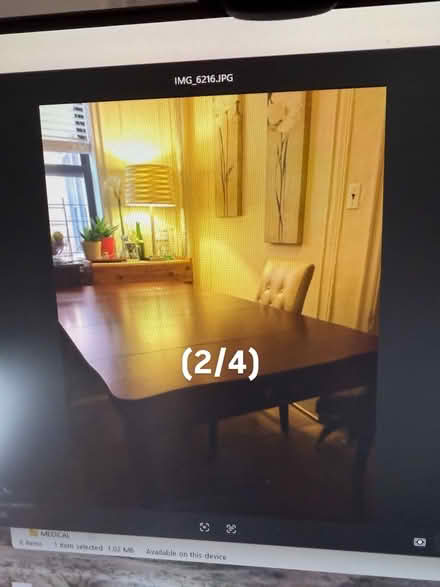 Photo of free Solid Wood Extendable Dinning Table (Northern Manhattan) #2