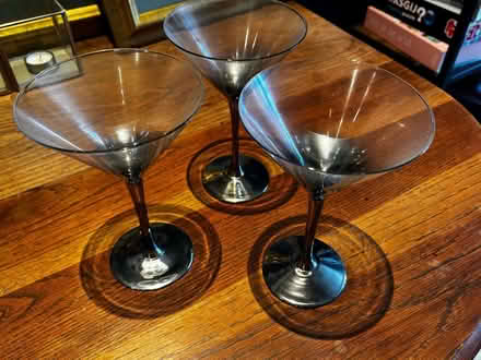 Photo of free 3 x large cocktail glasses (West Norwood SE21) #2