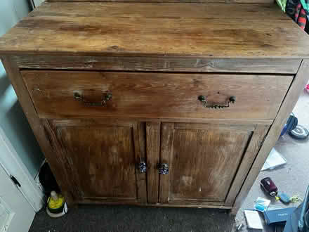 Photo of free Old wooden sideboard (Cheltenham) #1