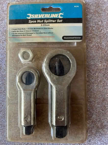 Photo of free Unused 2 piece nut splitter set (Caernarfon LL55) #1