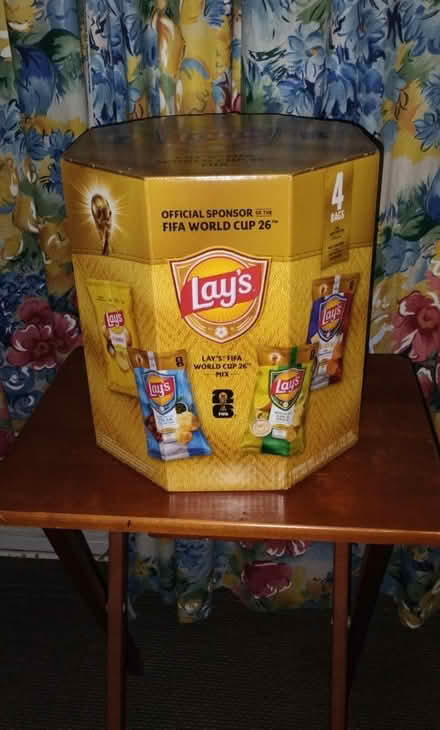 Photo of free Huge Lay's World Cup canister (Calverton area, Silver Spring) #1