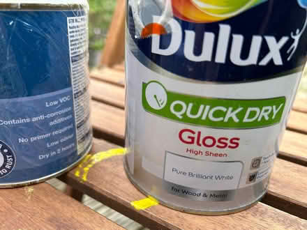 Photo of free Two can of white metal paint (Caldecott OX14) #1