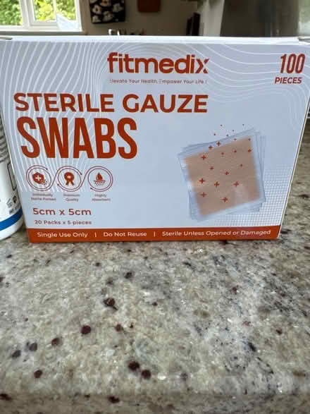 Photo of free Sterile swabs and piercing spray (Liss GU33) #1