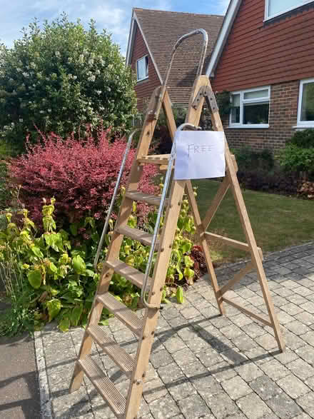 Photo of free Wooden Step Ladder (Steyning BN44) #1