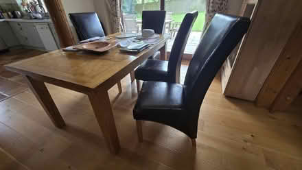 Photo of free 6 x faux leather diningroom chairs (Llanyre LD1) #2