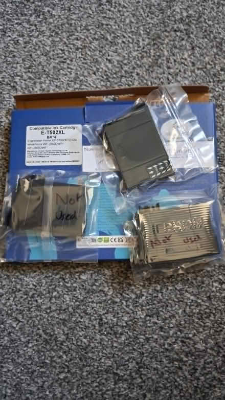 Photo of free Epson Compatible 502 Black Ink Cartridges x 3 (Talbot Village BH12) #1
