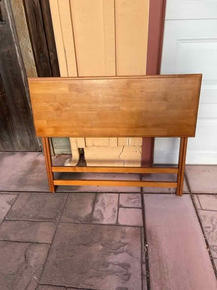 Photo of free Wooden folding table (Sunnyvale) #2