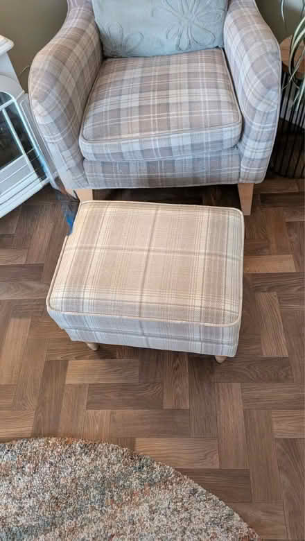 Photo of free Almost new NEXT footstool (Spondon derby) #1
