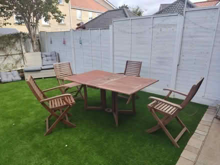 Photo of free Garden table and 4 chairs (Norwich NR2) #1