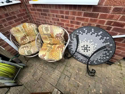 Photo of free 2 Chair and table (Leicester forest east) #1