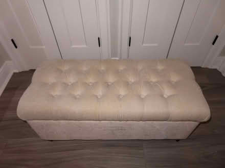 Photo of long storage ottoman bench (Leesburg) #2