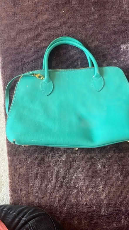 Photo of free Turquoise handbag (Lavender Hill SW11) #1