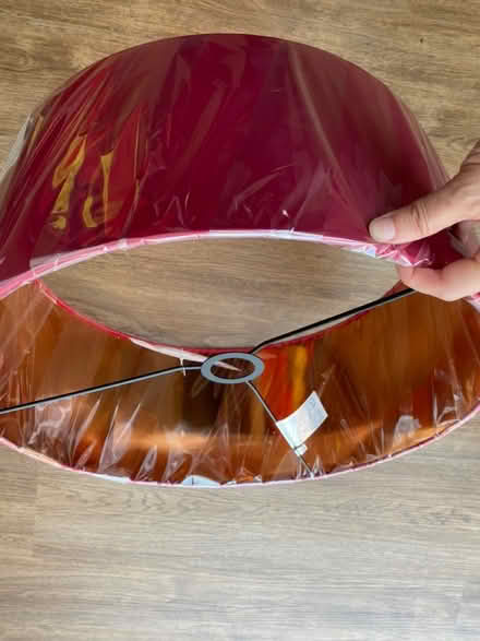 Photo of free Red Pendant Light Shade (Witney OX28) #1
