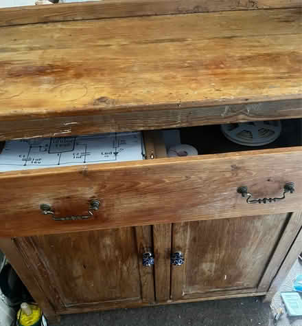 Photo of free Old wooden sideboard (Cheltenham) #3