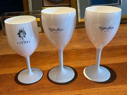 Photo of free 3 x plastic wine glasses (West Norwood SE21) #1