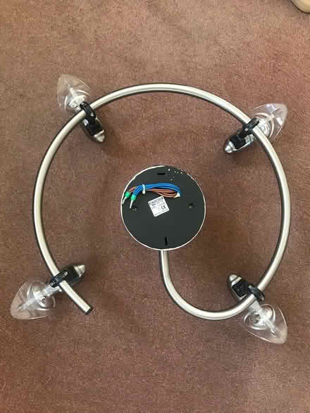 Photo of free 4 bulb Chrome Flush Light Fitting (Welling DA16, Off Welling Way) #2