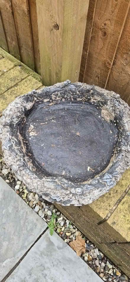 Photo of free Bird Bath top (has a crack in it) (Macclesfield SK10) #1