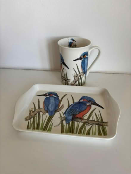 Photo of free Kingfisher mug and tray (Abingdon OX14) #1