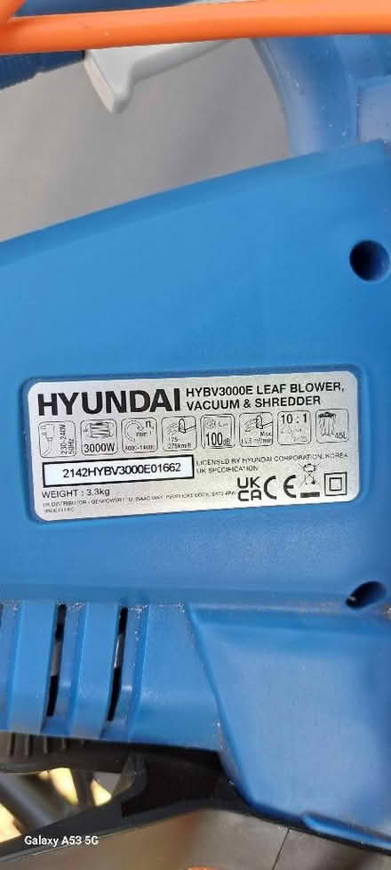 Photo of free Hyundai Leaf Blower and Vacc (Wigginton OX15) #3