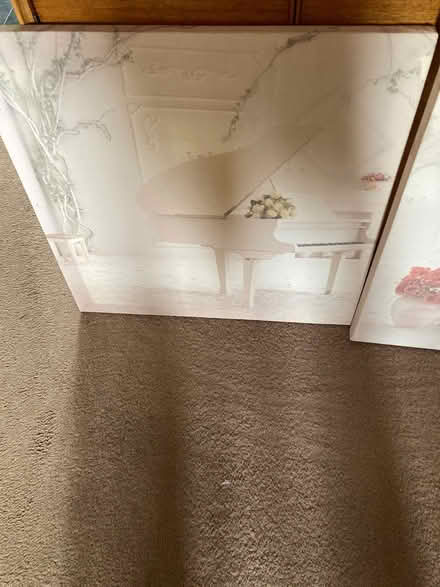 Photo of free 2 x Large Fabric Screen Printed Wall Hangings (St James, South Elmham IP19) #3