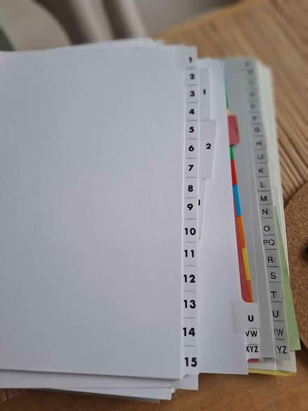 Photo of free A4 Folder Dividers (Clonskeagh) #1